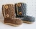 Two-Button Toddler Booties