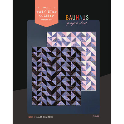 Moda Fabrics Bauhaus Quilt - Downloadable PDF
