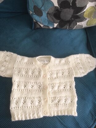 Baby cardigan for Amelia