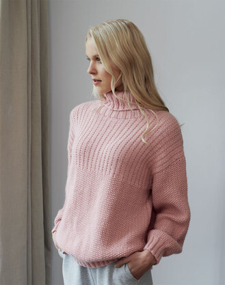 Oversized Crochet Sweater Pattern - Camellia Sweater 