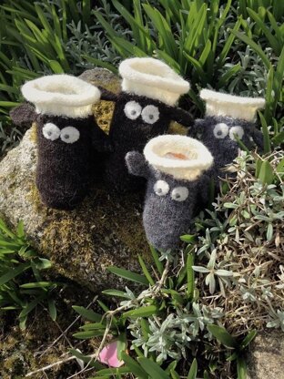 Wee Blackface Sheep Booties