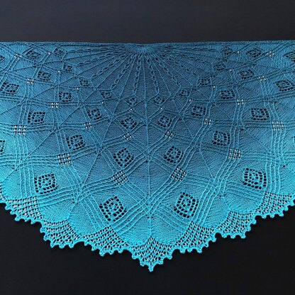 Sun Flare Shawl