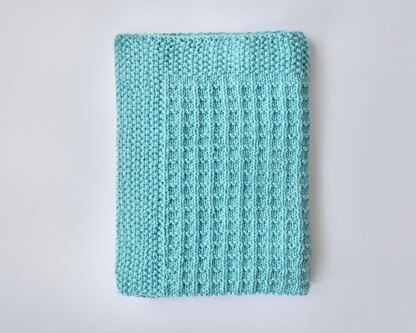Textured Knit Baby Blanket
