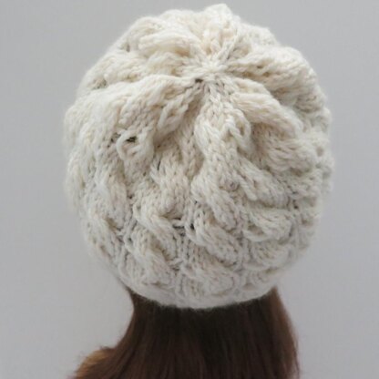 Adeline Cable and Lace Hat