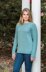 Sideways Cabled Yoke Pullover #192