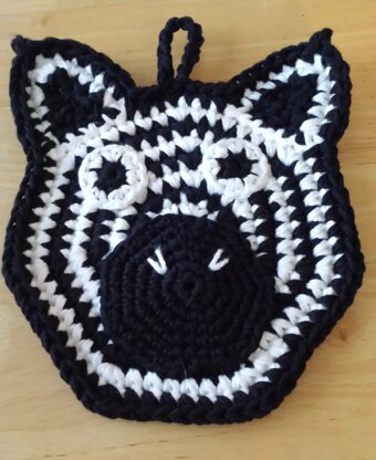 Zebra potholder