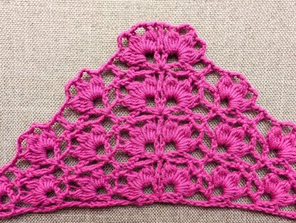 Triangle Crochet Shawl #46