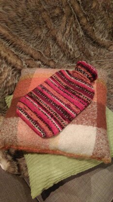 Recycled Wool Hot Water Bottle by Tweedmill