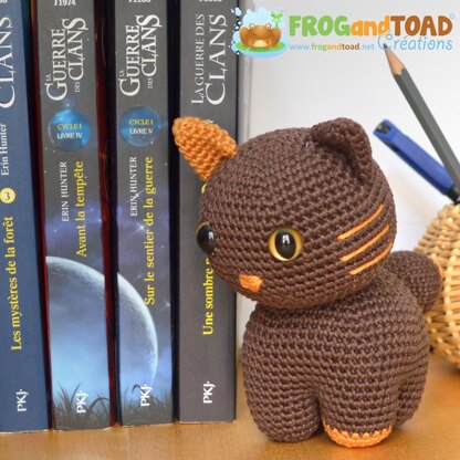 BureauCATS - Kitty Cat Kitten - Chat Gatto - Amigurumi Crochet - FROGandTOAD Créations