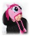 Pinkie Pie Pony Earflup Hat Crochet Pattern