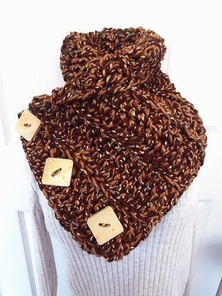 750 HECTANOOGA Crochet Cowl Scarf