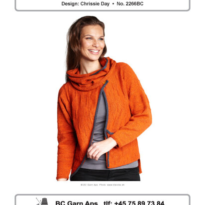 Purl Dash Jacket & Matching Cowl in BC Garn Semilla Fino - 2266BC - Downloadable PDF - knitting pattern