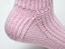 Pink Bubblegum Socks - Toe Up (DK)