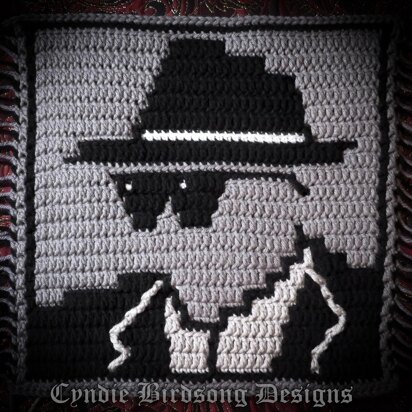 Classic Horror mosaic square - Invisible Man