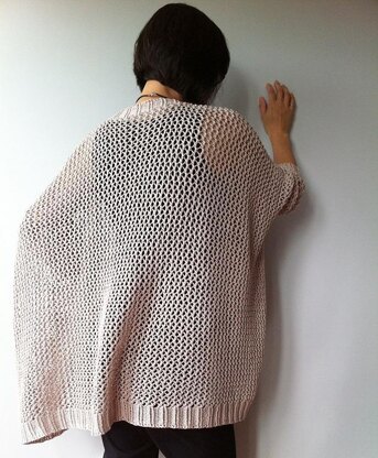 Angelina - easy trendy cardigan (knit)