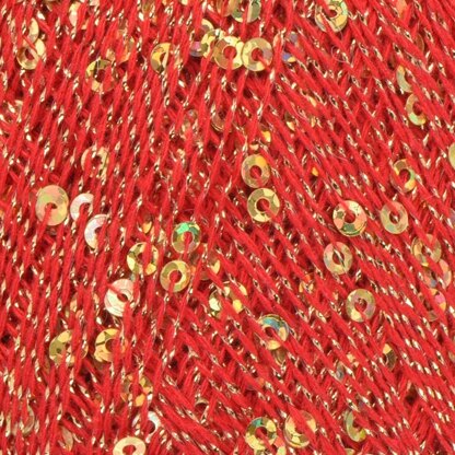 Red with Gold Sequins (1092)