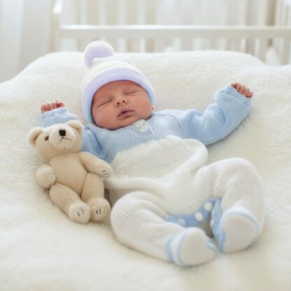 All In One Too Pram Knitting Pattern #115