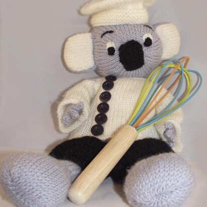 Masterchef Kenny Koala - knitting pattern