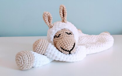 Sleepy Llama Comforter, Llama Lovey