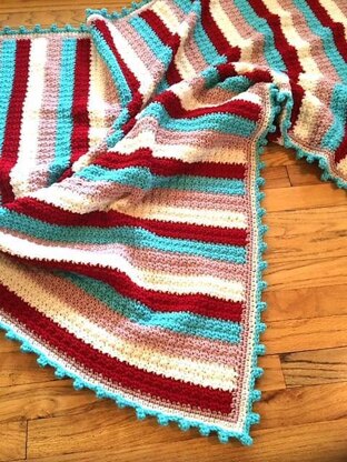 Retro 1950s Style Throw