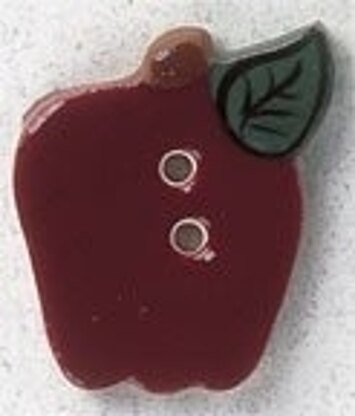 Mill Hill Button 86352 - Burgundy Small Apple