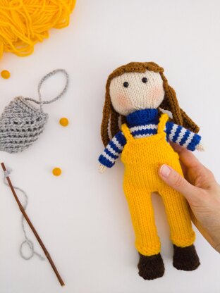 Aubrey the Fisherman Doll - Toy Knitting Pattern