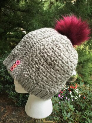 Starry Puff Flower Hat