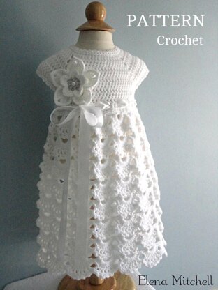 PATTERN Crochet Baby Dress