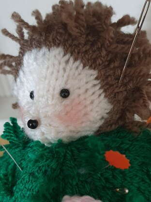 Hedgehog Pin Cushion/Whatnot Jar