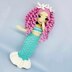 Amigurumi doll pattern, crochet doll pattern, crochet doll clothes, amigurumi Mermaid