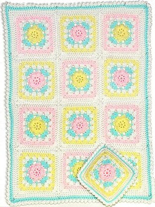 "Annabelle's Rose  Blankie & Pillow Set"