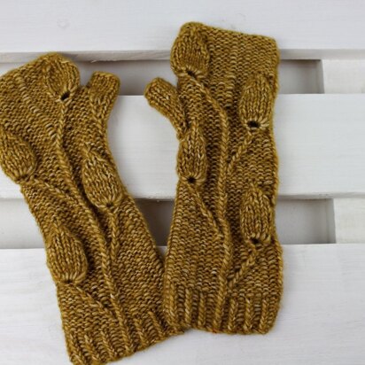 Golden Leaves - knitting pattern