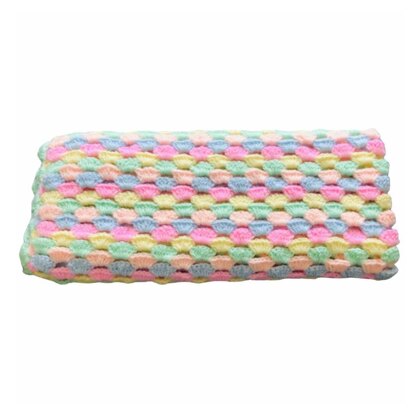 Pastel Shells Baby Blanket