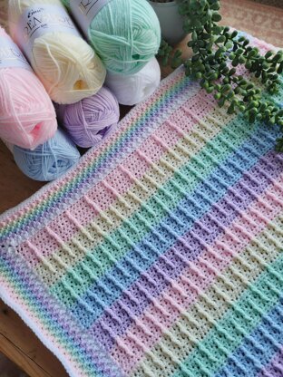 Rainbow Reflections Baby Blanket - US Terms
