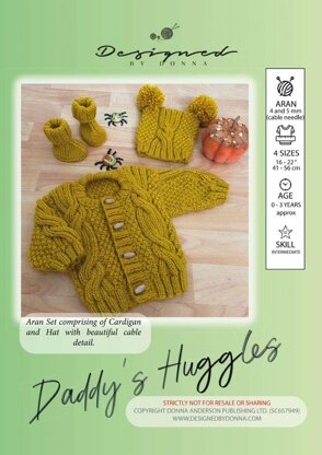 Daddy's Huggles Aran Pattern