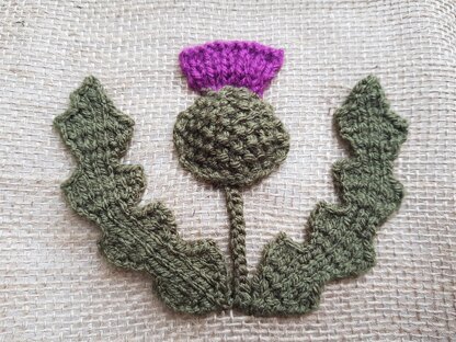 Knitted Thistle
