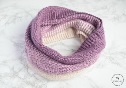 Ombre Moss Stitch Cowl