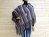 Trendy poncho with fringes