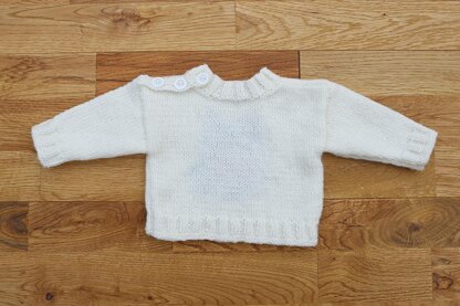 P23 Teddy Bear Motif Jumper