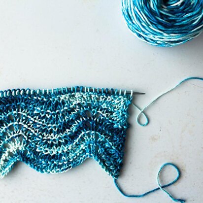 Dishcloth : Liveliness - knitting pattern