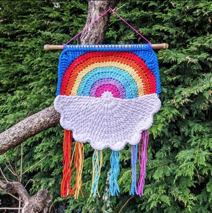 Rainbow Rounds Wall Hanging