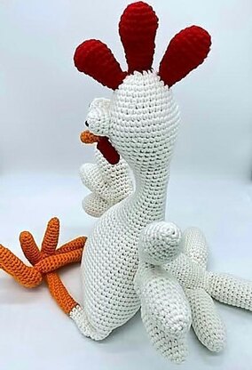 Bird Buddy Chicken Amigurumi