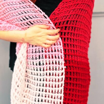 Tunisian Blanket Shawl