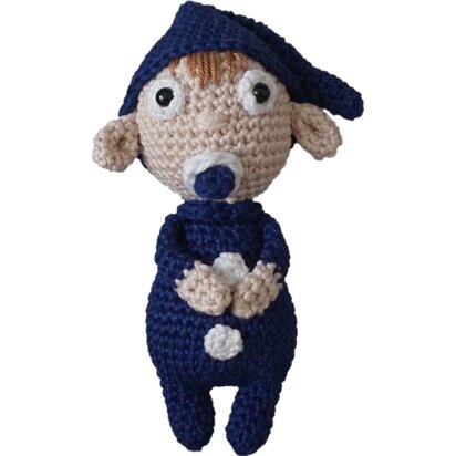 Crochet Pattern Sleeping Doll Valentin!