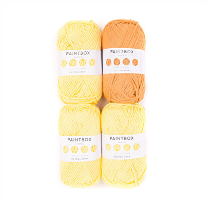 Paintbox Yarns Daisy The Chick - Paintbox Yarns Cotton Aran 4 Ball Colour Pack