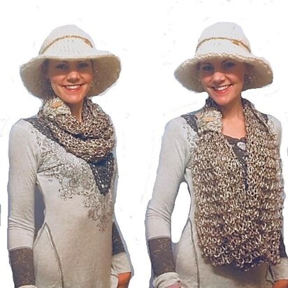 Sundance Wide Brim Hat - knitting pattern