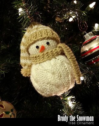 Brady the Snowman Ornament