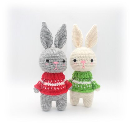 Christmas Bunny Crochet Pattern