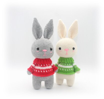 Muffin the Bunny Mini Crochet Amigurumi Kit