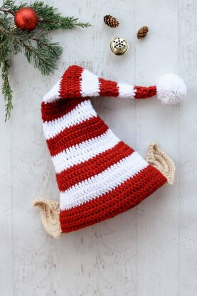 Santa's Little Helper Elf Hat with Ears.